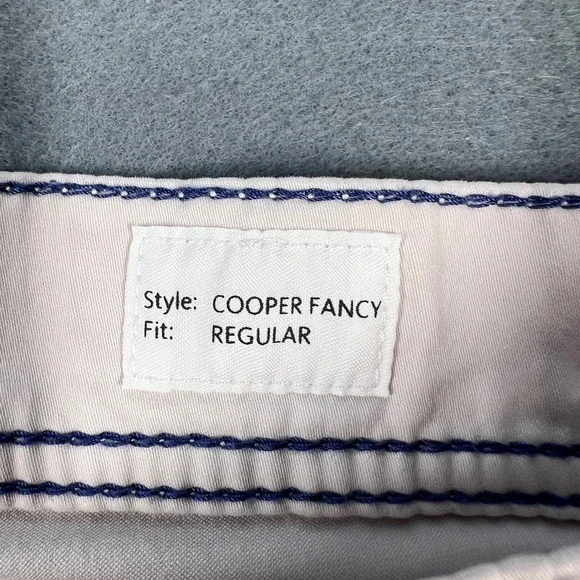 Brax Cream Cooper Fancy Pants Mens 34x34 Regular Fit Five Pocket Chino Trousers - Picture 5 of 11